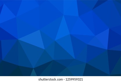Light Blue, Yellow vector shining triangular backdrop. Glitter abstract illustration with an elegant triangles. Brand new style for your business design.