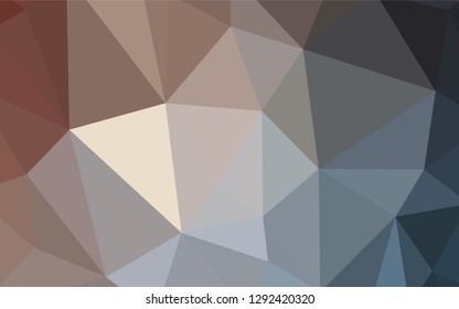 Light Blue, Yellow vector shining triangular layout. Colorful illustration in polygonal style with gradient. Completely new template for your banner.