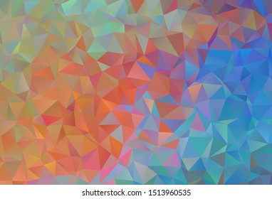 Light Blue, Yellow vector shining triangular layout. Polygonal abstract illustration with gradient. Pattern for a brand book's backdrop.