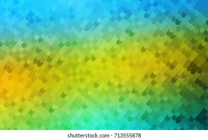 Light Blue, Yellow vector shining cranked template. An elegant bright illustration with gradient. The completely new template can be used for your brand book.