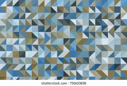 Light Blue, Yellow vector shining triangular pattern. Glitter abstract illustration with an elegant design. A completely new design for your business.