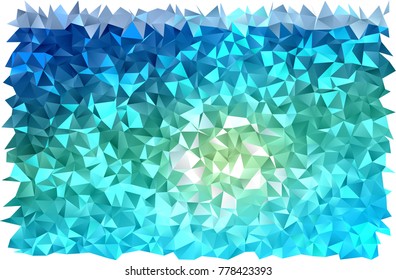 Light Blue, Yellow vector shining triangular background. Glitter abstract illustration with an elegant design. The elegant pattern can be used as part of a brand book.