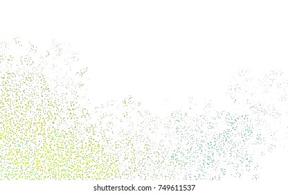 Light Blue, Yellow vector of small triangles on white background. Illustration of abstract texture of triangles. Pattern design for banner, poster, cover.
