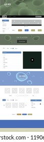 Light Blue, Yellow vector style guide with bent lines. Modern gradient abstract illustration with bandy lines. This template you can use for landing pages.