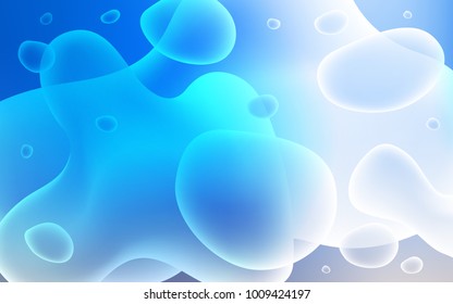 Light Blue, Yellow vector template with bent lines. A vague circumflex abstract illustration with gradient. The best blurred design for your business.