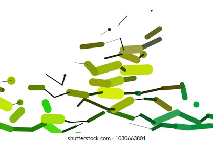 Light Blue, Yellow vector template with repeated sticks. Decorative shining illustration with lines on abstract template. Best design for your ad, poster, banner.