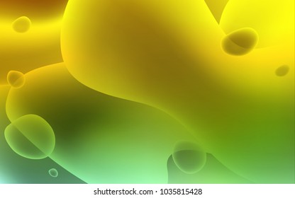 Light Blue, Yellow vector template with liquid shapes. Brand-new colored illustration in memphis style with gradient. Memphis style for your business design.