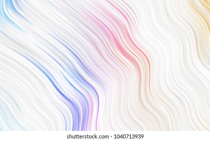 Light Blue, Yellow vector template with abstract circles. A completely new color illustration in marble style. A completely new template for your business design.
