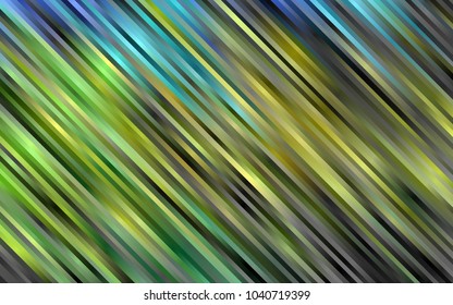 Light Blue, Yellow vector template with repeated sticks. Modern geometrical abstract illustration with staves. The pattern can be used for websites.