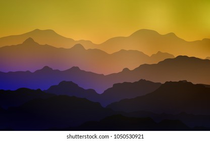 Light Blue, Yellow vector template with liquid shapes. Shining illustration, which consist of blurred lines, circles. A completely new memphis design for your business.