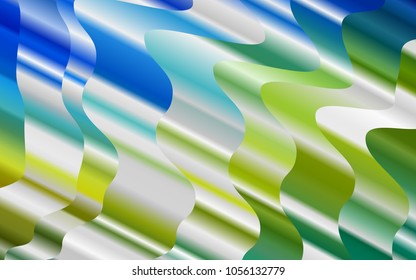 Light Blue, Yellow vector template with bubble shapes. Colorful illustration in abstract marble style with gradient. Pattern for your business design.