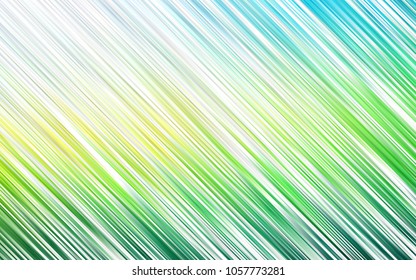 Light Blue, Yellow vector template with repeated sticks. Lines on blurred abstract background with gradient. The template can be used as a background.