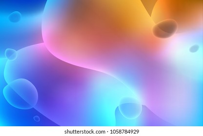 Light Blue, Yellow vector template with bent lines. Colorful abstract illustration with gradient lines. Textured wave pattern for backgrounds.