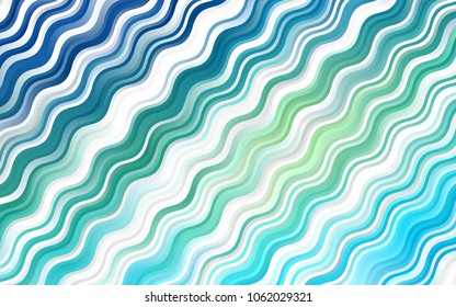Light Blue, Yellow vector template with liquid shapes. Shining crooked illustration in marble style. Textured wave pattern for backgrounds.