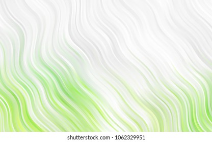 Light Blue, Yellow vector template with bent ribbons. A sample with blurred bubble shapes. The elegant pattern for brand book.