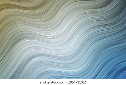 Light Blue, Yellow vector template with bubble shapes. Creative geometric illustration in marble style with gradient. The best blurred design for your business.