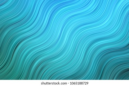 Light Blue, Yellow vector template with bent lines. Creative illustration in halftone marble style with gradient. A completely new marble design for your business.