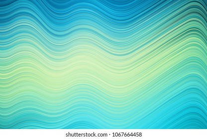 Light Blue, Yellow vector template with bubble shapes. Colorful abstract illustration with gradient lines. Pattern for your business design.