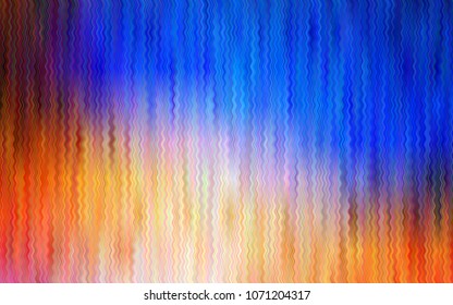 Light Blue, Yellow vector template with liquid shapes. Creative illustration in halftone marble style with gradient. The best blurred design for your business.