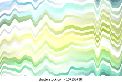 Light Blue, Yellow vector template with lava shapes. An elegant bright illustration with gradient. Marble design for your web site.