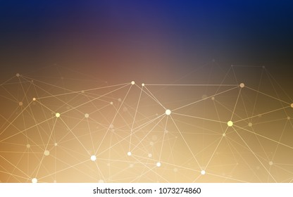Light Blue, Yellow vector template with circles, triangles. Modern abstract colorful illustration with spheres and lines. Pattern can be used as texture of wallpapers.