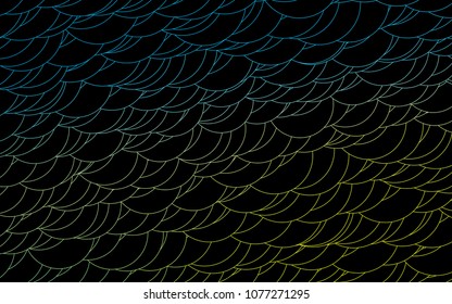 Light Blue, Yellow vector  template with circles. Abstract illustration with colored bubbles in nature style. The pattern can be used for beautiful websites.