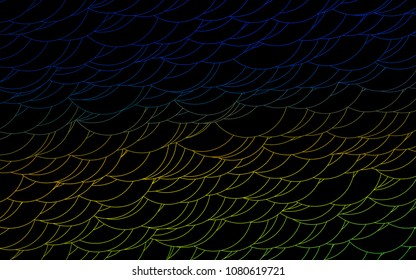 Light Blue, Yellow vector  template with circles. Blurred bubbles on abstract background with colorful gradient. The pattern can be used for beautiful websites.