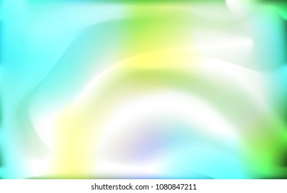 Light Blue, Yellow vector template with bubble shapes. Brand-new colored illustration in marble style with gradient. The template for cell phone backgrounds.