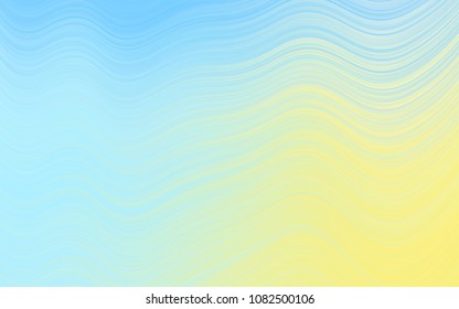 Light Blue, Yellow vector template with bubble shapes. A completely new color illustration in marble style. A new texture for your  ad, booklets, leaflets.