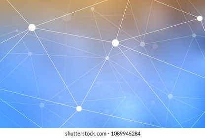 Light Blue, Yellow vector template with circles, triangles. Abstract illustration with colorful discs and triangles. Pattern can be used for ads, leaflets.