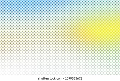 Light Blue, Yellow vector  template with circles. Blurred decorative design in abstract style with bubbles. Beautiful design for your business natural advert.