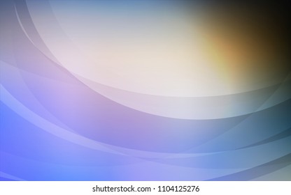 Light Blue, Yellow vector template with bubble shapes. Creative geometric illustration in marble style with gradient. New composition for your brand book.