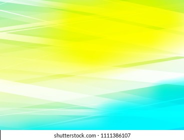Light Blue, Yellow vector template with repeated sticks. Blurred decorative design in simple style with lines. The pattern can be used as ads, poster, banner for commercial.