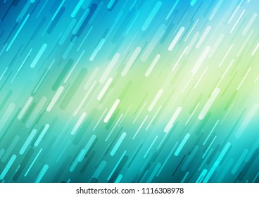 Light Blue, Yellow vector template with repeated sticks. Blurred decorative design in simple style with lines. The pattern can be used for busines ad, booklets, leaflets