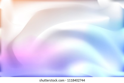 Light Blue, Yellow vector template with abstract circles. A sample with blurred bubble shapes. A completely new memphis design for your business.