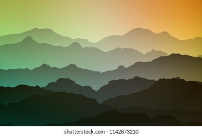 Light Blue, Yellow vector template with liquid shapes. Glitter abstract illustration with wry lines. A completely new memphis design for your business.