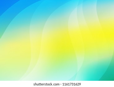 Light Blue, Yellow vector template with repeated sticks. Lines on blurred abstract background with gradient. Smart design for your business advert.