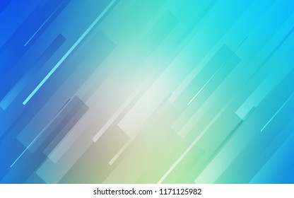 Light Blue, Yellow vector template with repeated sticks. Shining colored illustration with sharp stripes. Template for your beautiful backgrounds.