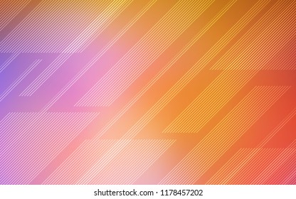 Light Blue, Yellow vector template with repeated sticks. Blurred decorative design in simple style with lines. Best design for your ad, poster, banner.