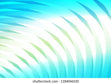 Light Blue, Yellow vector template with repeated sticks. Decorative shining illustration with lines on abstract template. The pattern can be used as ads, poster, banner for commercial.