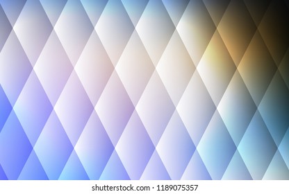 Light Blue, Yellow vector template with crystals, rectangles. Modern abstract illustration with colorful rectangles. Best design for your ad, poster, banner.
