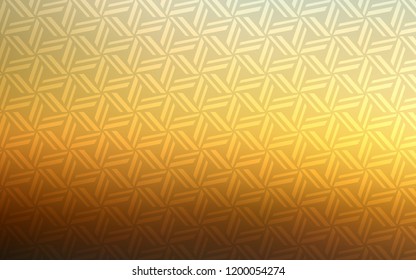 Light Blue, Yellow vector template with crystals, triangles. Modern abstract illustration with colorful triangles. Smart design for your business advert.