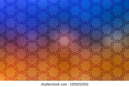Light Blue, Yellow vector template with repeated sticks. Shining colored illustration with sharp stripes. Pattern for ads, posters, banners.