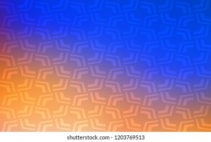 Light Blue, Yellow vector template with bubble shapes. Brand new colored illustration in marble style with gradient. The template for cell phone backgrounds.