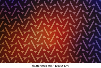 Light Blue, Yellow vector template with lines, triangles. Illustration with set of colorful triangles, lines. Smart design for your adverts.