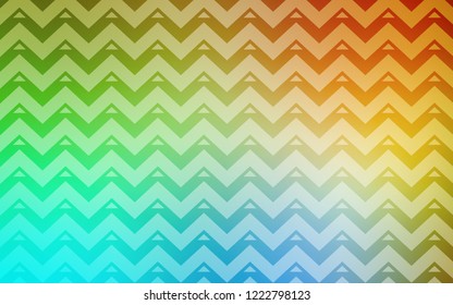 Light Blue, Yellow vector template with lines, triangles. Beautiful illustration with triangles in nature style. Best design for poster, banner.