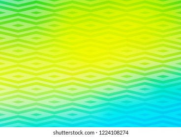Light Blue, Yellow vector template with crystals, triangles. Abstract gradient illustration with triangles. Modern template for your landing page.