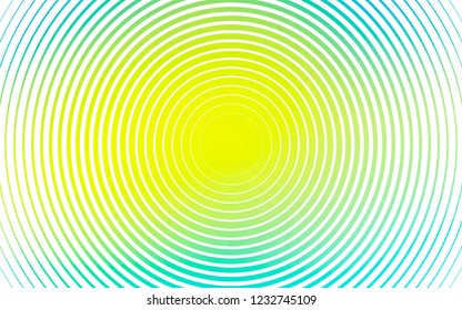 Light Blue, Yellow vector template with circles. Blurred bubbles on abstract background with colorful gradient. Pattern of water, rain drops.