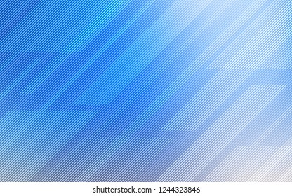 Light Blue, Yellow vector template with repeated sticks. Modern geometrical abstract illustration with Lines. Best design for your ad, poster, banner.