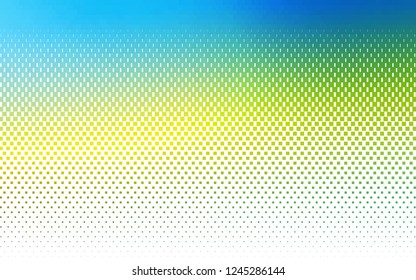 Light Blue, Yellow vector template with crystals, rectangles. Modern abstract illustration with colorful rectangles. The template can be used as a background.